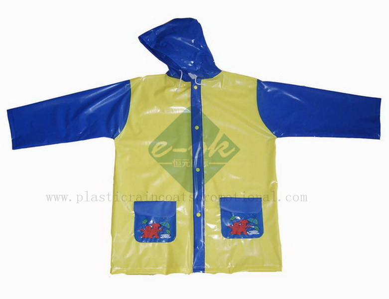 children pvc raincoat